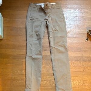 J. Crew Tan Straight Leg Pants